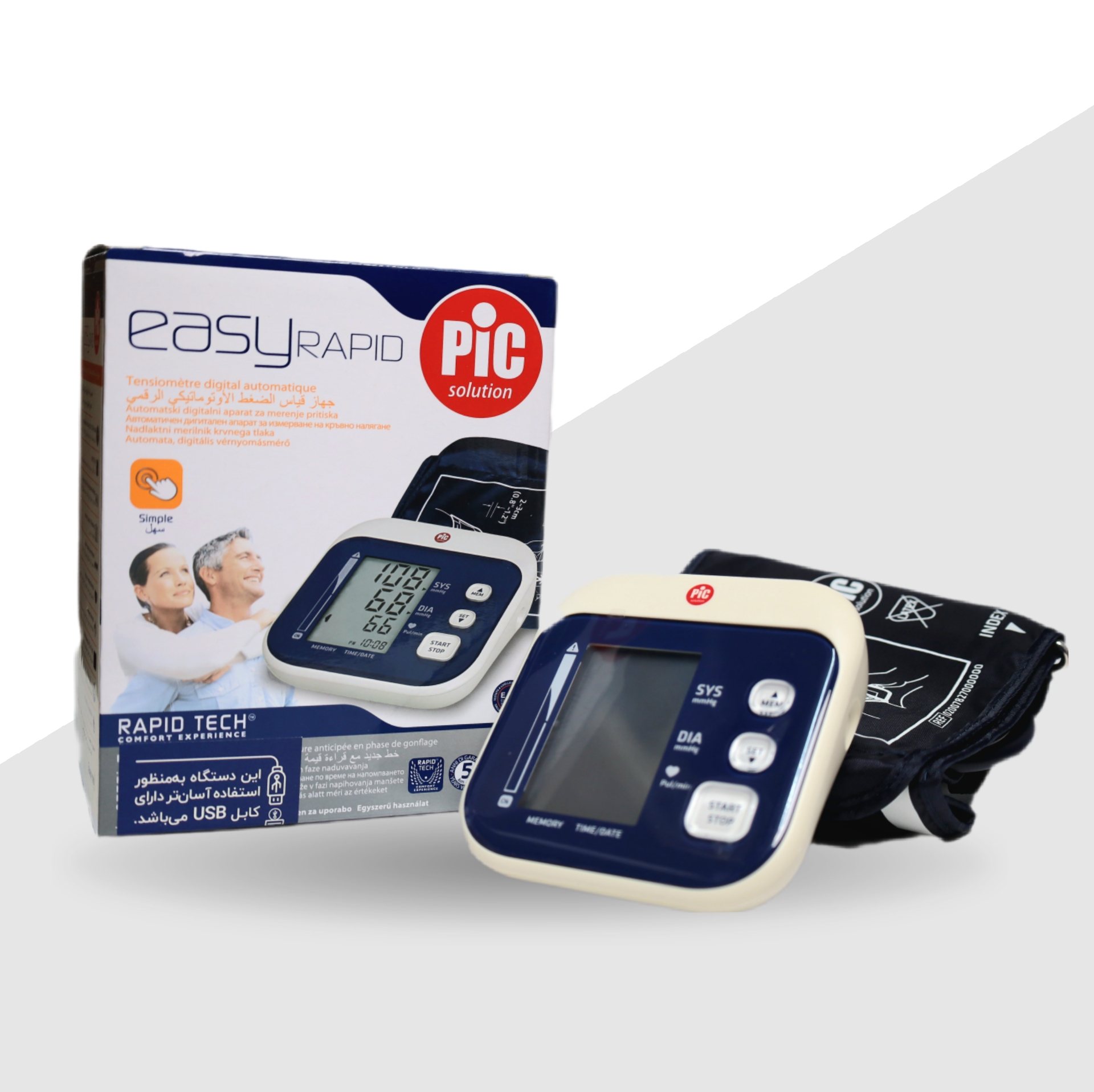 فشارسنج دیجیتال پیک سلوشن مدل easyRAPID