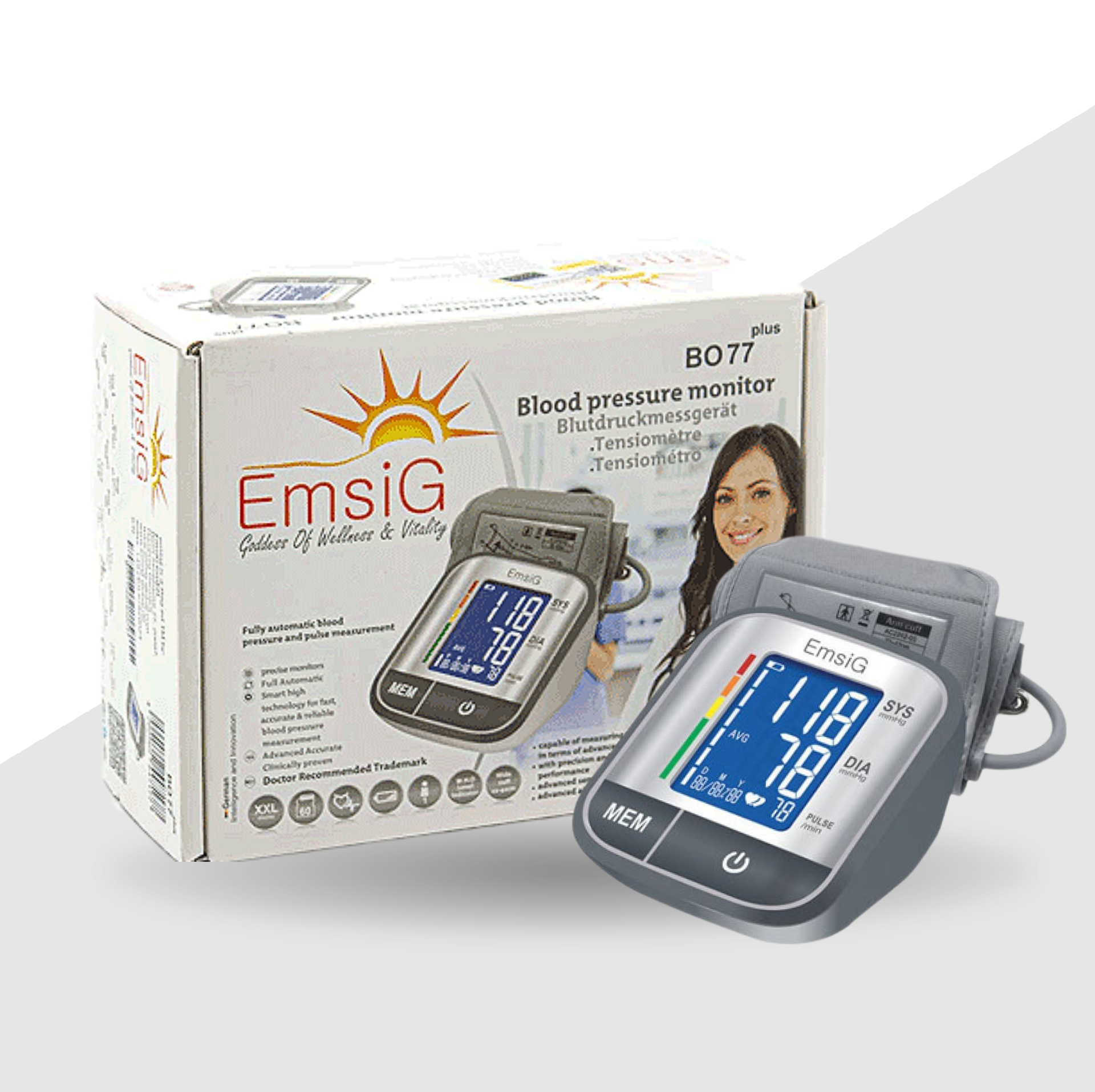فشار سنج دیجیتال امسیگ مدل Bo77 plus