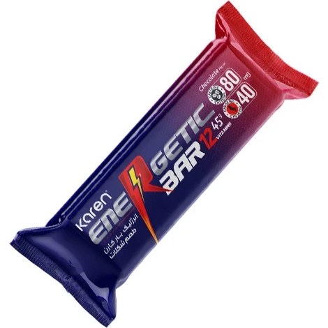 انرژی بار کارن طعم شکلات-45 گرمی-تاریخ یک ماه