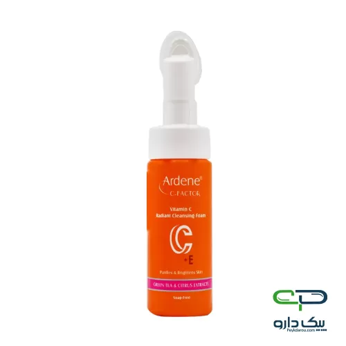 Vitamin C Radiant Cleansing Foam فوم شوینده و شفاف کننده صورت حاوی ویتامین سی آردن - 150 گرم