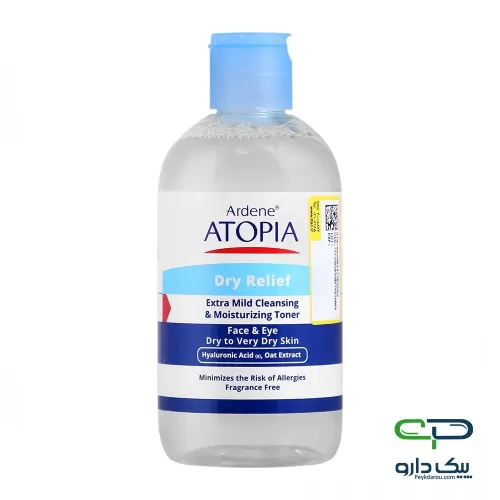 Atopia Ardene Face and Eye Cleansing and Moisturizing Toner 250 g تونیک پاک کننده و مرطوب کننده بسیار ملایم صورت و اطراف چشم آردن اتوپیا - 250 گرم