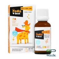 قطره مولتی آهن و زینک پدیابست - 30 میلی لیتر