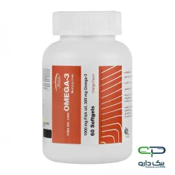 سافت ژل امگا 3 کارن با طعم پرتقال - 60 عددی