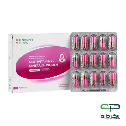 Natures Plenty Women’s Multivitamin & Mineral Sustained Release Capsules 30 Count