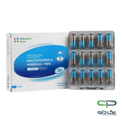 کپسول مولتی ویتامین و مینرال آقایان بالای 50 سال نیچرز پلنتی - 30 عددی کپسول مولتی ویتامین و مینرال آقایان بالای 50 سال نیچرز پلنتی - 30 عددی