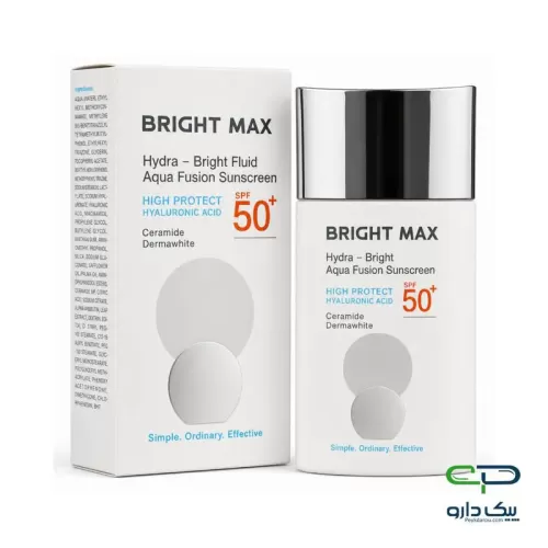 فلوئید ضد آفتاب آکوافیوژن SPF50 هیدرا برایت برایت مکس - 50 میلی لیتر فلوئید ضد آفتاب آکوافیوژن SPF50 هیدرا برایت برایت مکس - 50 میلی لیتر
