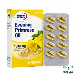 سافت ژل ایوینینگ پرایم رز اویل 1000 میلی گرم یوروویتال - 30 عددی