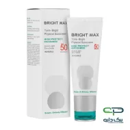ضدآفتاب فیزیکال تن برایت SPF50 بی رنگ برایت مکس - 40 میلی لیتر