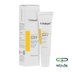 بالم لب ویتامین سی SPF25 ویتالیر - 15 میلی لیتر بالم لب ویتامین سی SPF25 ویتالیر - 15 میلی لیتر