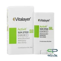 ضدآفتاب استیکی اکتی ویت SPF50 ویتالیر - 15 گرم