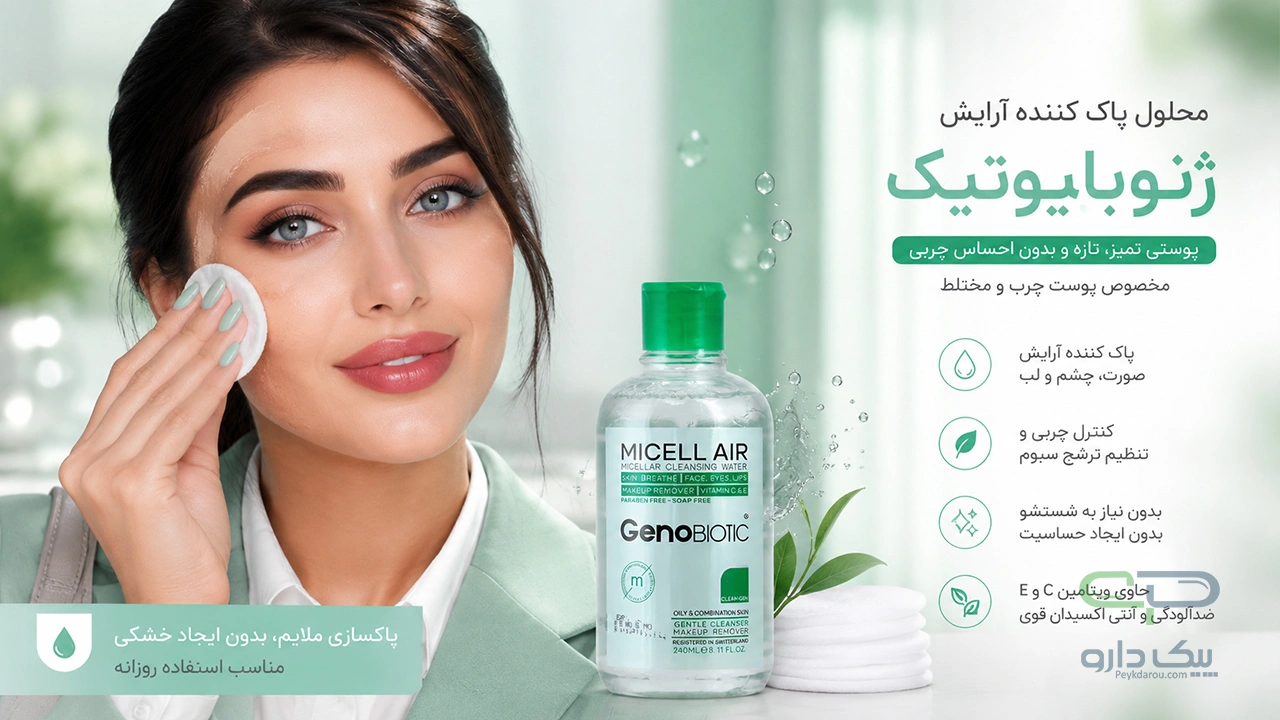 Genobiotic Micellar Cleansing Water For Oily Skin